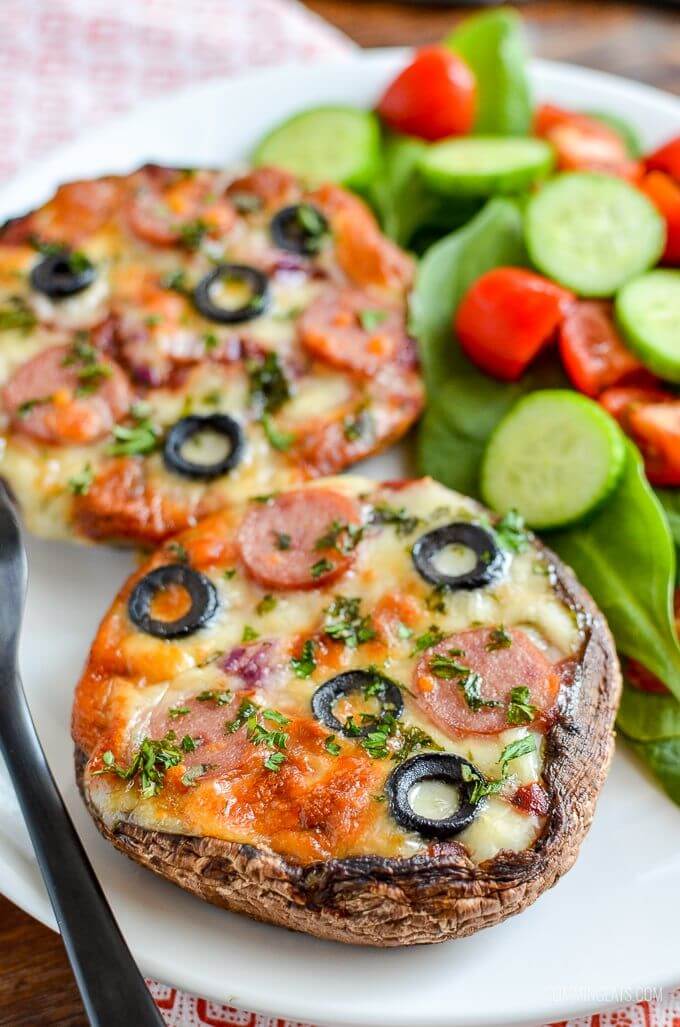 Mini Vegetable Pizzas